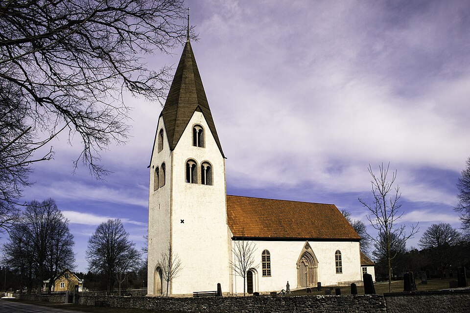 Igrexa de Eksta, na illa sueca de Gotland.