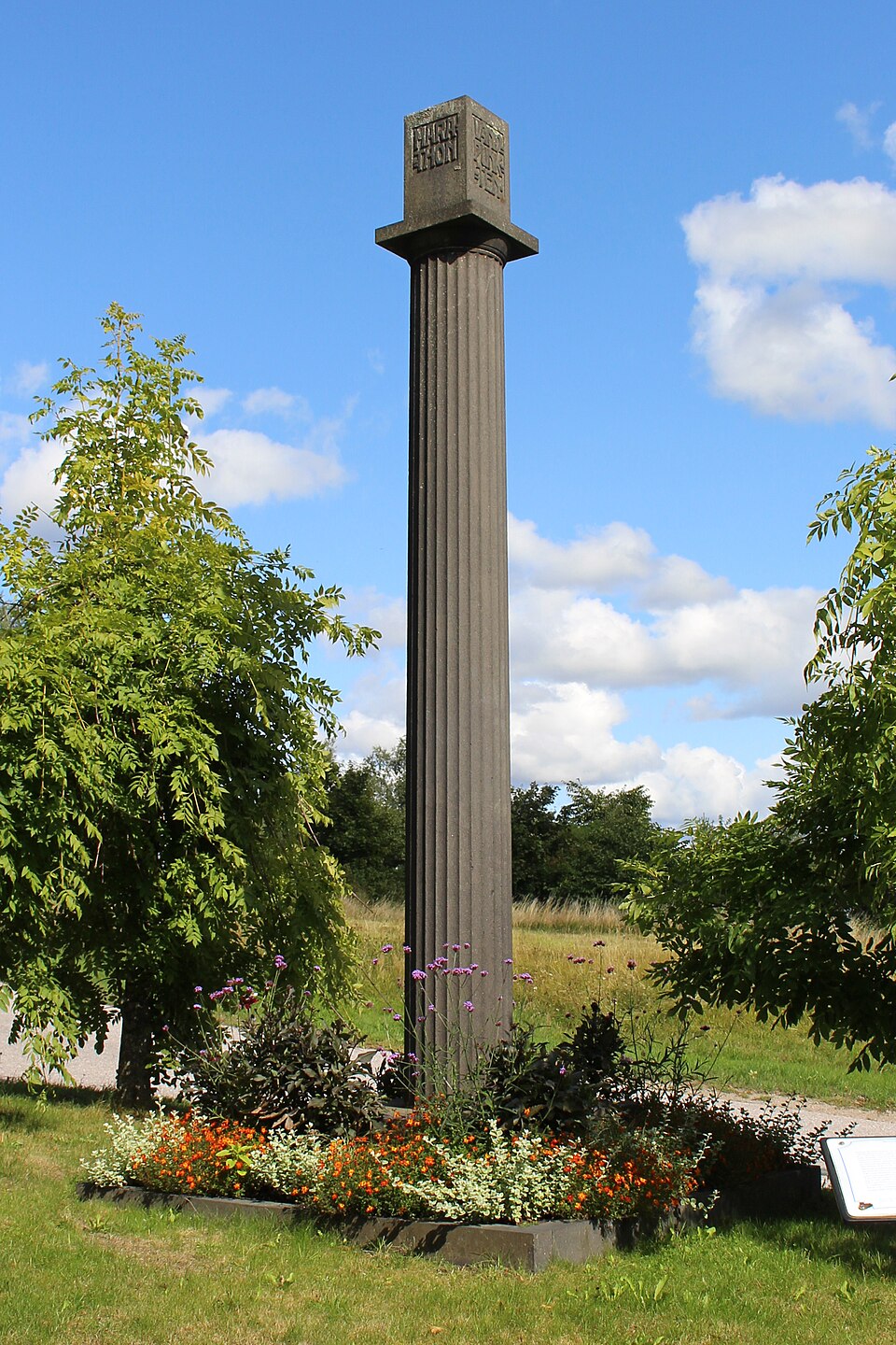 Maratonstolpen, monument till minne av maratonloppet i OS 1912.