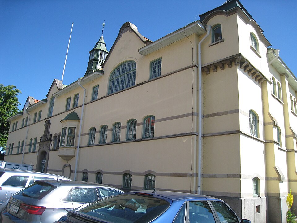 Old warm bathhouse, Kalmar, Sweden. Architect J Fred Olson (1870-1947).