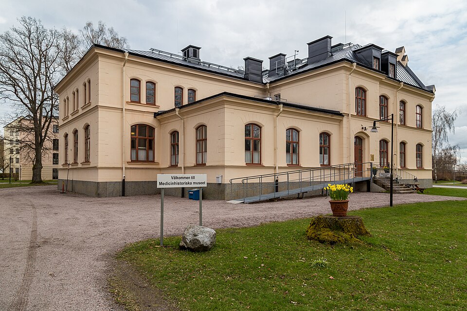 Museum of medicine history at former mental hospital area Ulleråker, Uppsala, Sweden