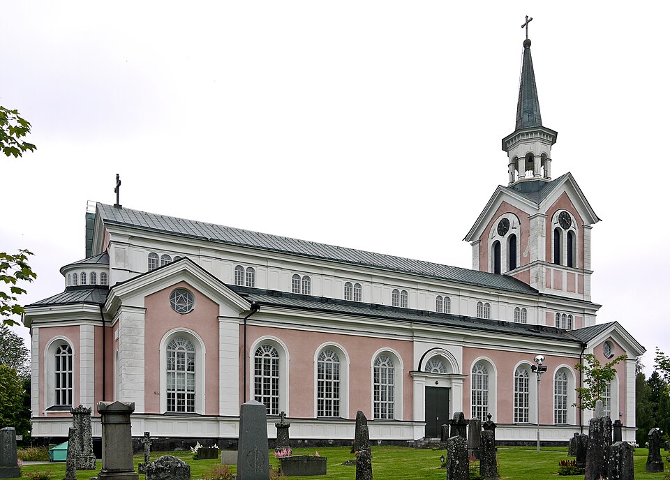 Njurunda church, Diocese of Härnösand, Skellefteå, Sweden.