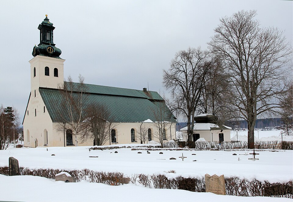 Söderbärke Church, main church of Söderbärke Parish, Smedjebacken Municipality, Sweden.