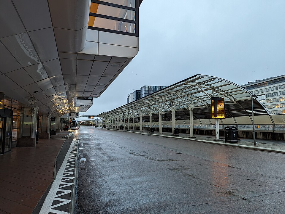 Cityterminalen i Stockholm den 22 oktober 2023.