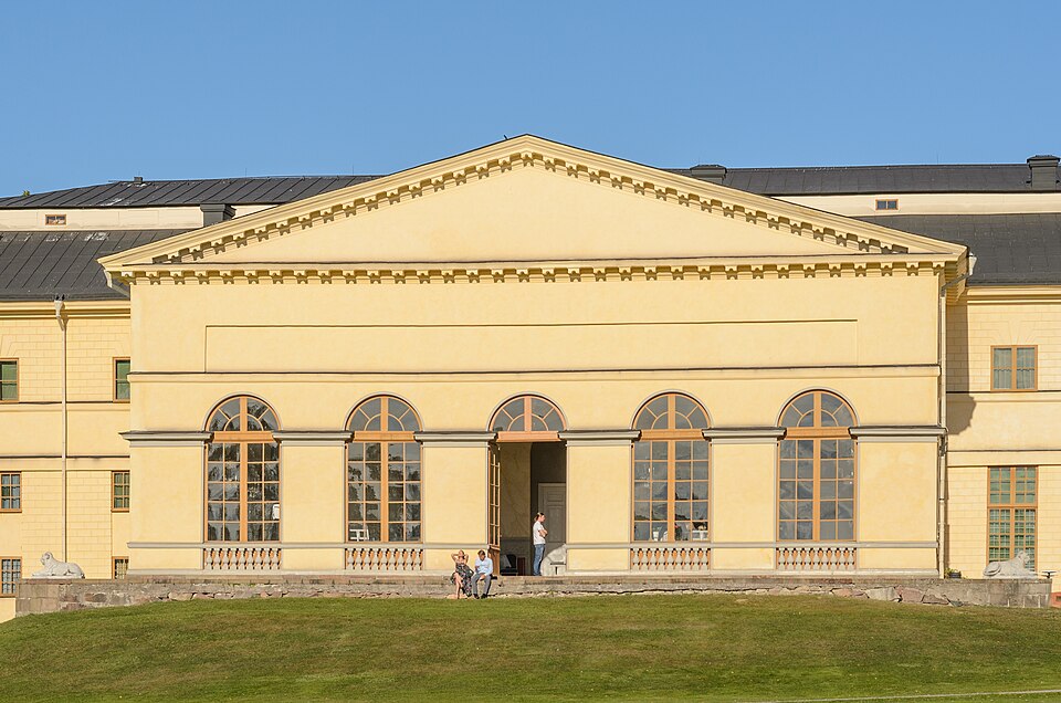 The Déjeuner Salon at Drottningholm Palace theatre. Part of Royal Domain of Drottningholm - World Heritage Site.