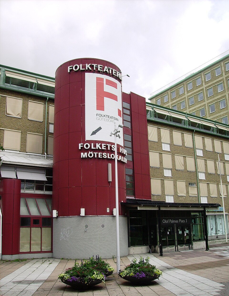 Picture of Folkteatern, Folkets hus and Olof Palmes Plats 3 in Gothenburg