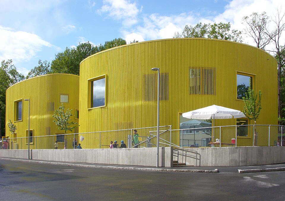 Förskolan i kvarteret "Paletten", nominerad till "Årets Stockholmsbyggnad 2011", arkitekt: Tham & Videgård Arkitekter