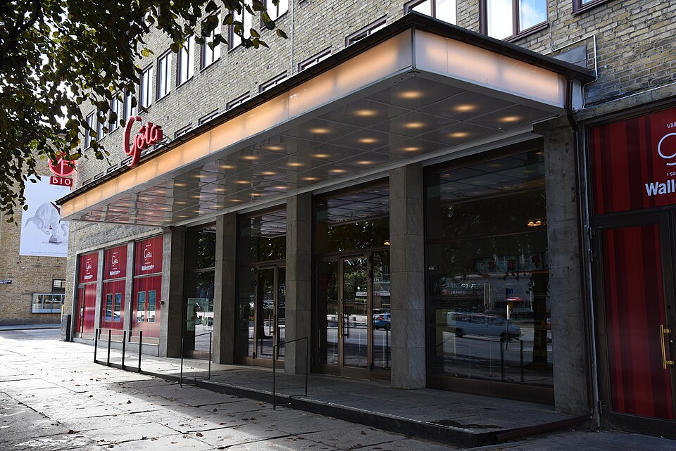 The cinema Göta at Götaplatsen 9 in central Gothenburg. The cinema was re-opened on the 4 September 2015.