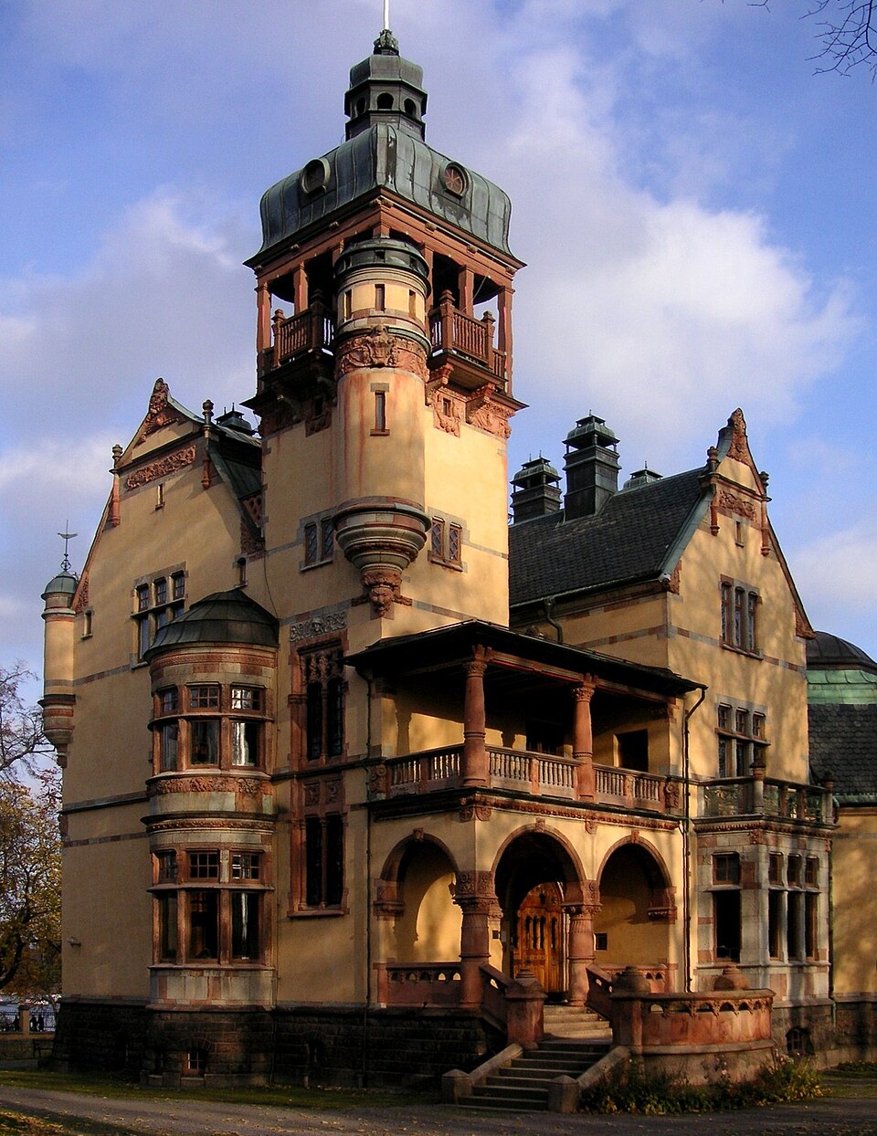 Villa Lusthusporten situated on Djurgården in Stockholm, Sweden.