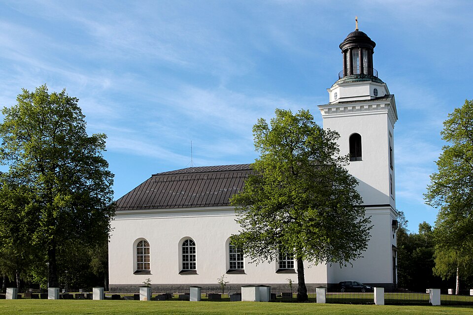 Söderfors kyrka. Foto uppladdat som en del i Bergslagssafarin 26 maj 2012.