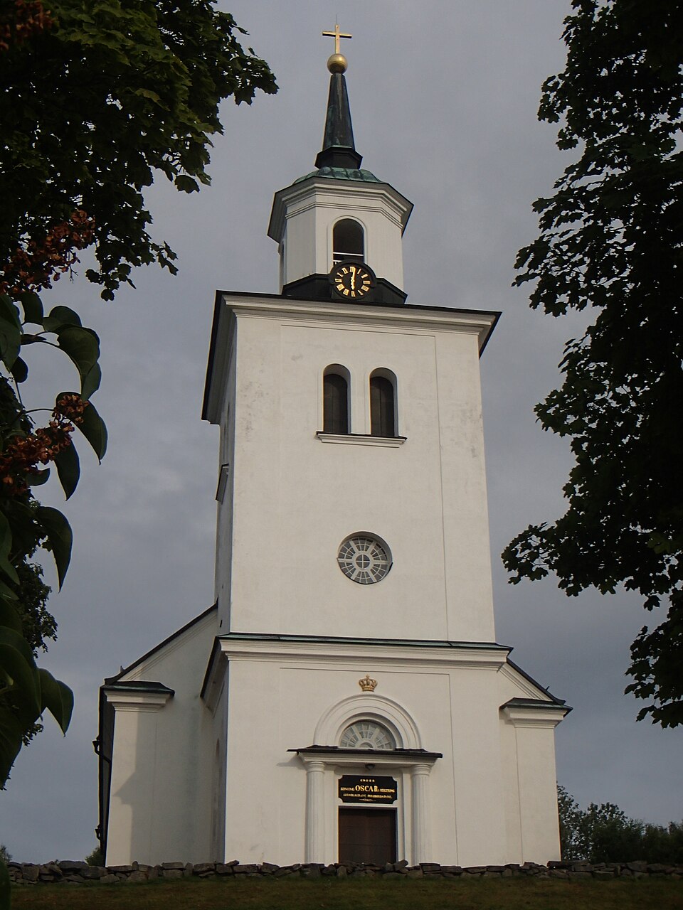 The church building of "Sköns kyrka" at Kyrkvägen 42, Sundsbruk, Sundsvall Municipality