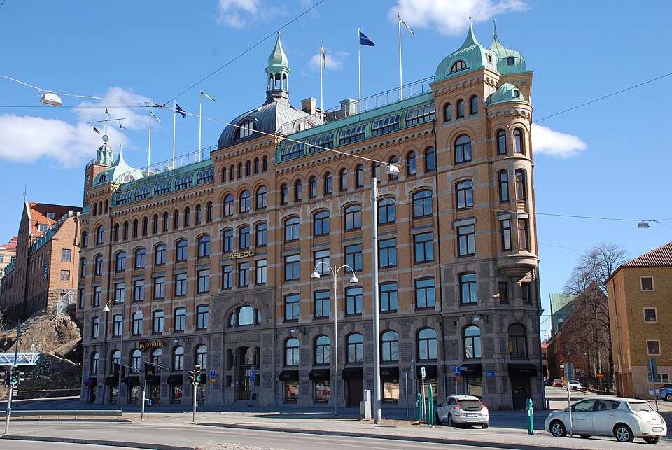 Packhusplatsen 2, Hertziahuset, i Göteborg.