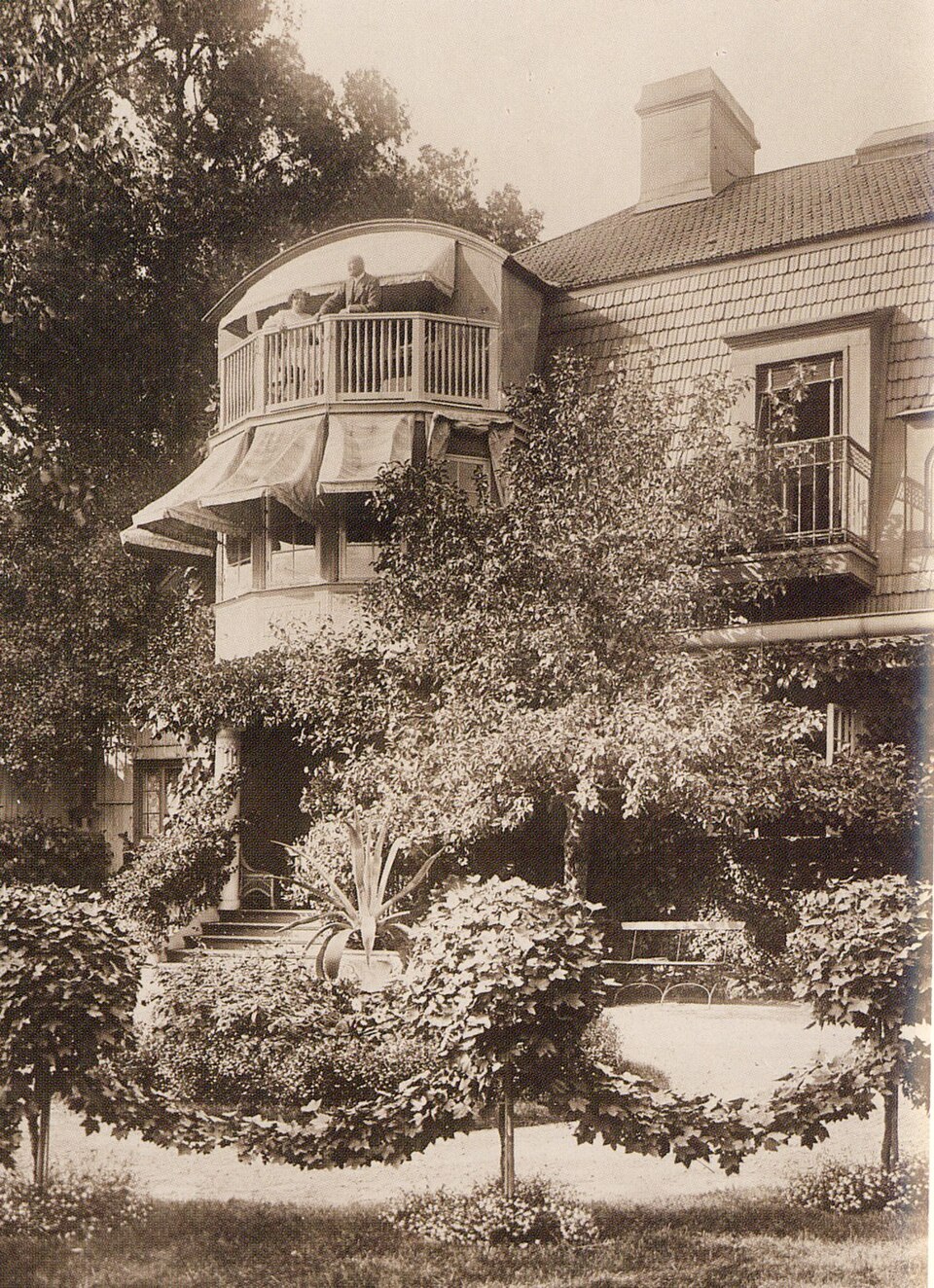 Ferdinand och Anna Bobergs hem "Vintra" på Djurgården i Stockholm