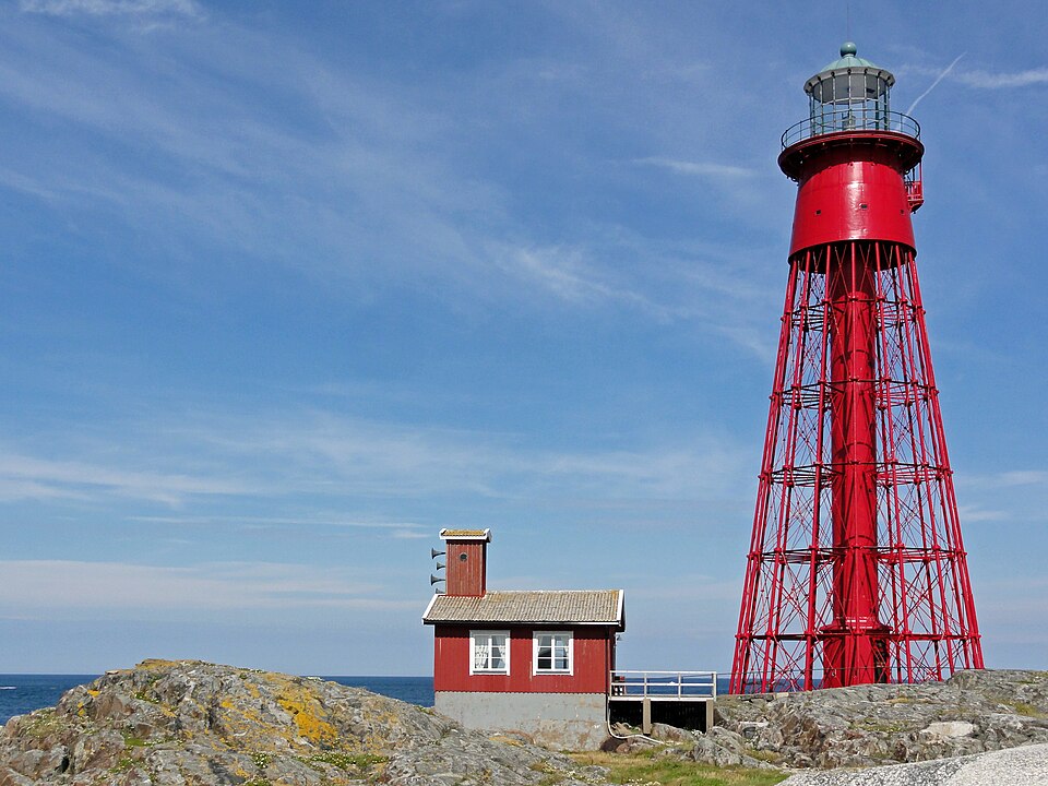 The lighthouse Pater Noster near Marstrand at the swedish westcoast.