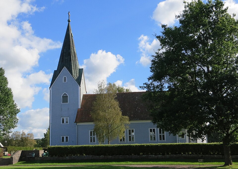 Landeryds kyrka i Hylte kommun i Hallands län.