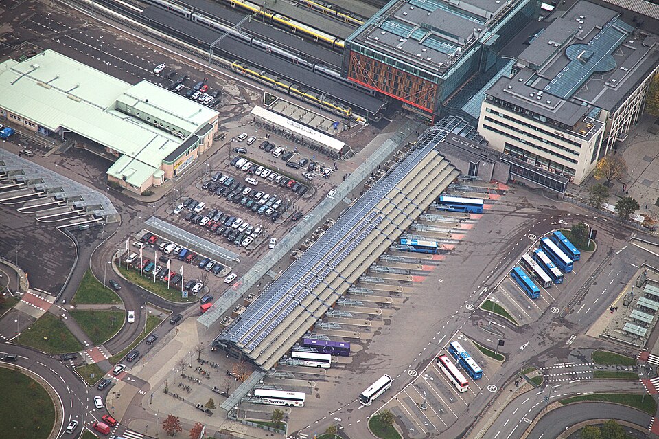 Photo taken on a helicopter over Gothenburg