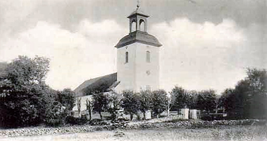 Istorps kyrka, ca år 1900.