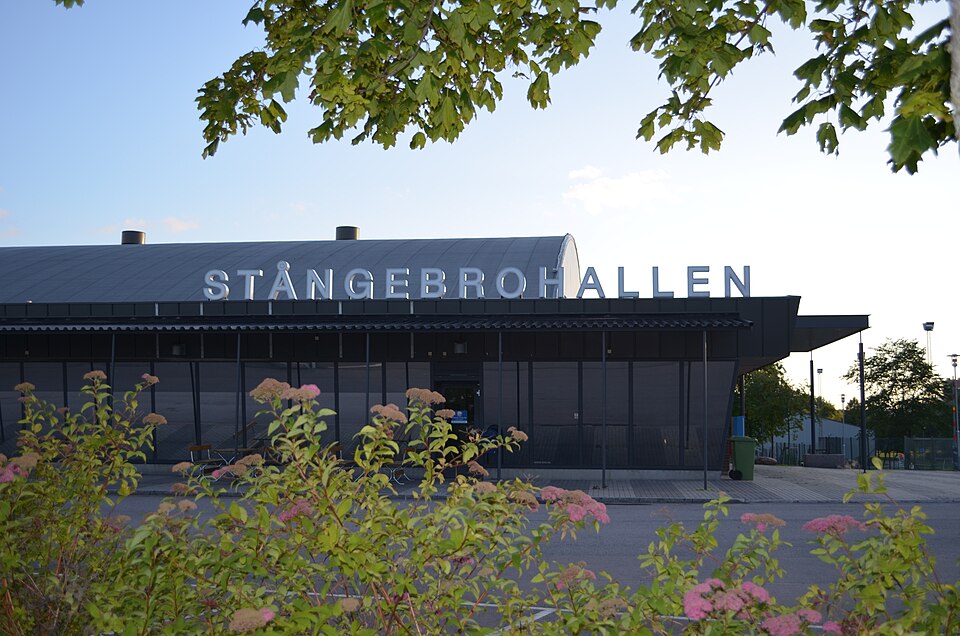 Stångebrohallen, Linköping fotograferad under Kruosio och Mannen av börds sightseeing i Linköping.