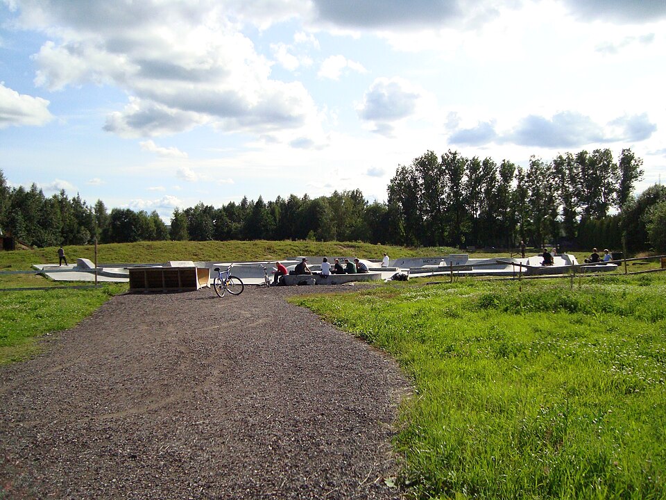 Skatboard park Palatset, Avesta, Sweden