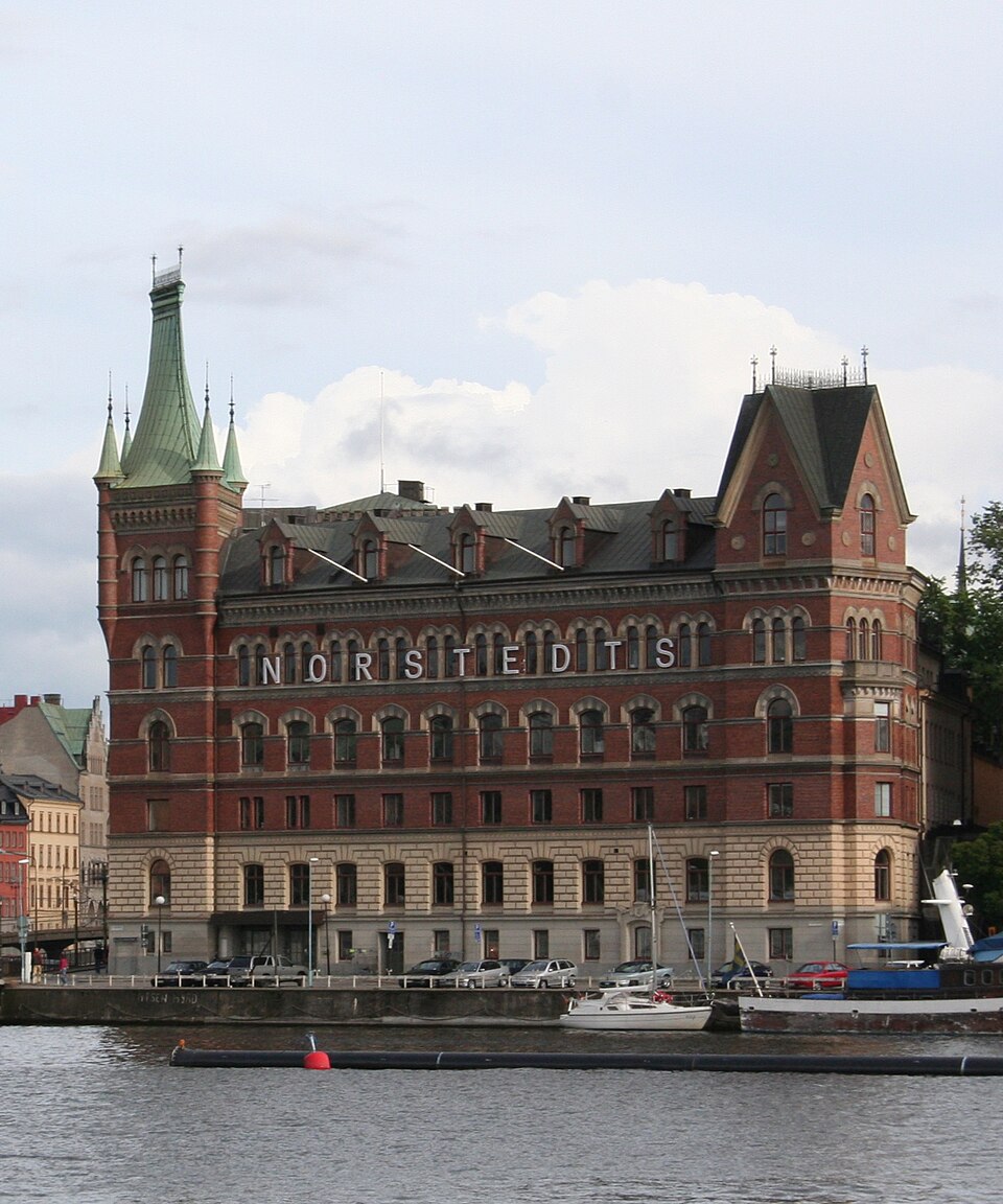 Norstedtshuset på Riddarholmen i Stockholm. Källa: eget foto, fotograf EnDumEn