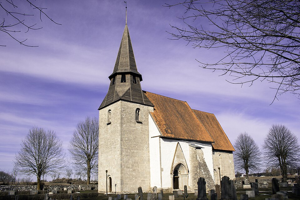 Igrexa de Vänge, na illa sueca de Gotland.