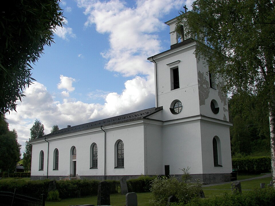 Resele church between Näsåker and Sollefteå, Sweden