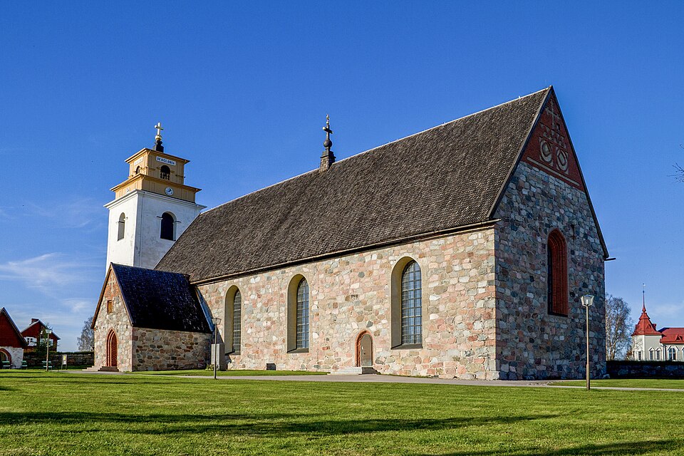 Nederluleå church in Gammelstad church town, Norrbotten, Sweden