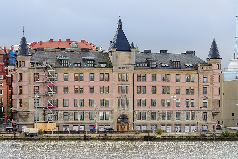 Merkurhuset, a historic office building in Gothenburg, Sweden.