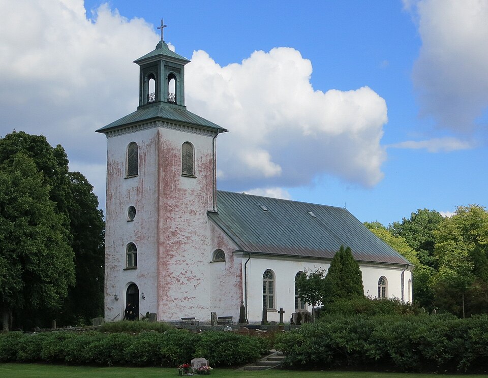 Färgaryds kyrka i Hylte kommun i Halland