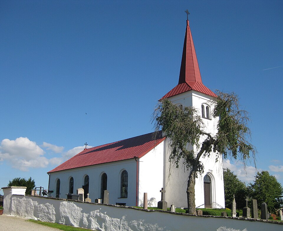 The church in Spjutstorp, Skåne, Sweden