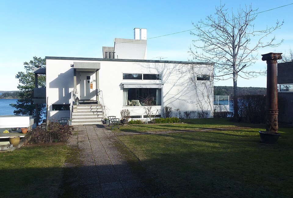 Villa Ström, Granhällsvägen 31, Stocksund, arkitekt Ralph Erskine