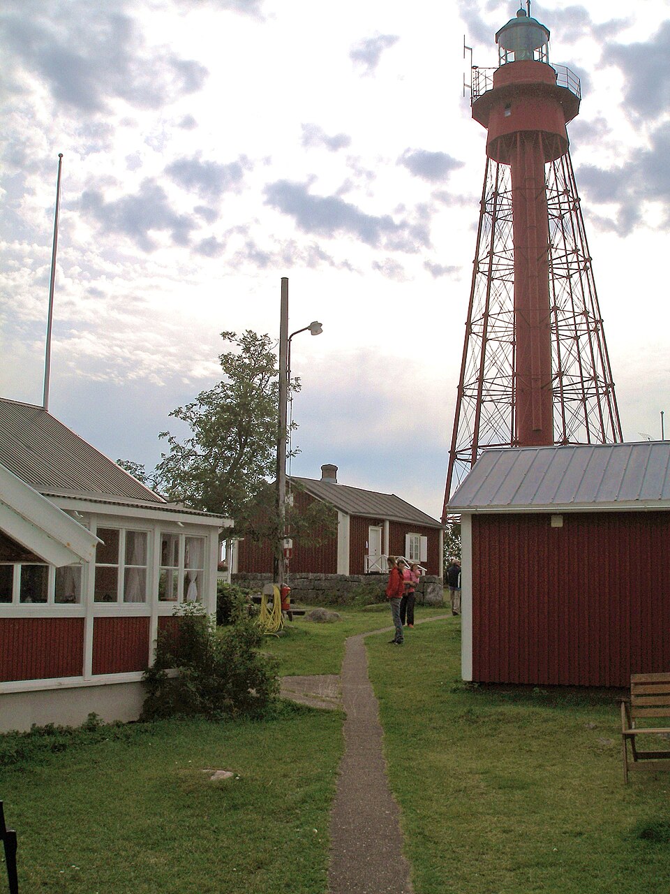 The lighthouse Pite-Rönnskär in Bothnian Bay, Sweden.