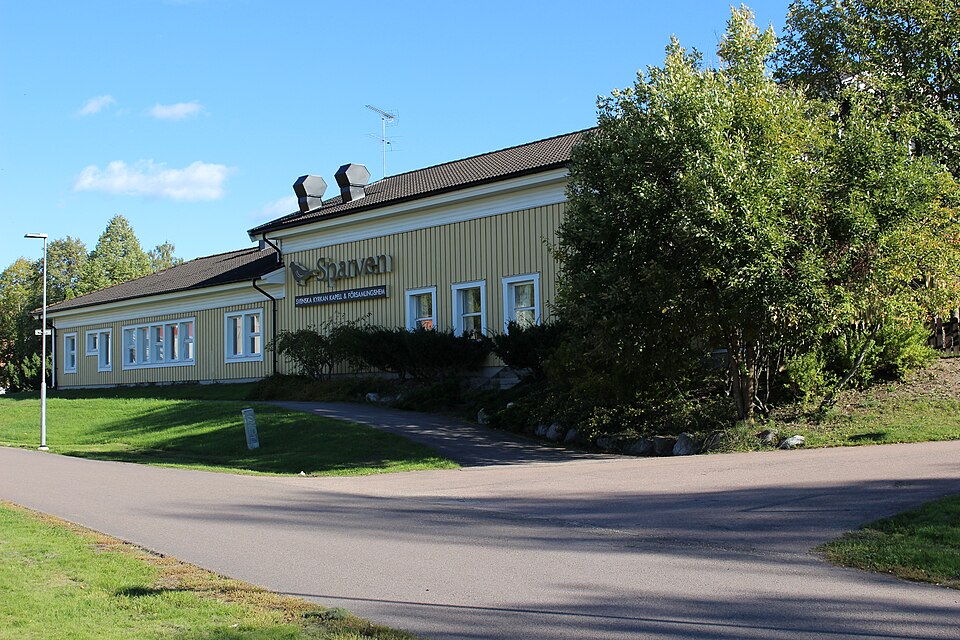 Sparvens kapell från väster.