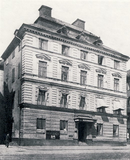 Hus Skeppsbron 26 på 1870-talet, Stockholm