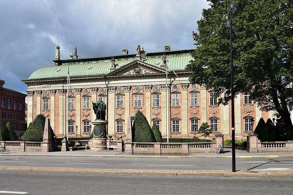 View of the Riddarhuspalatset House of Nobility (Sweden), Gamla Stan, Stockholm, Sweden