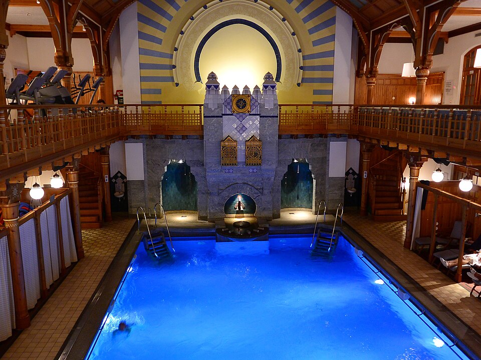 Interior from Sturebadet at Stureplan in Stockholm.