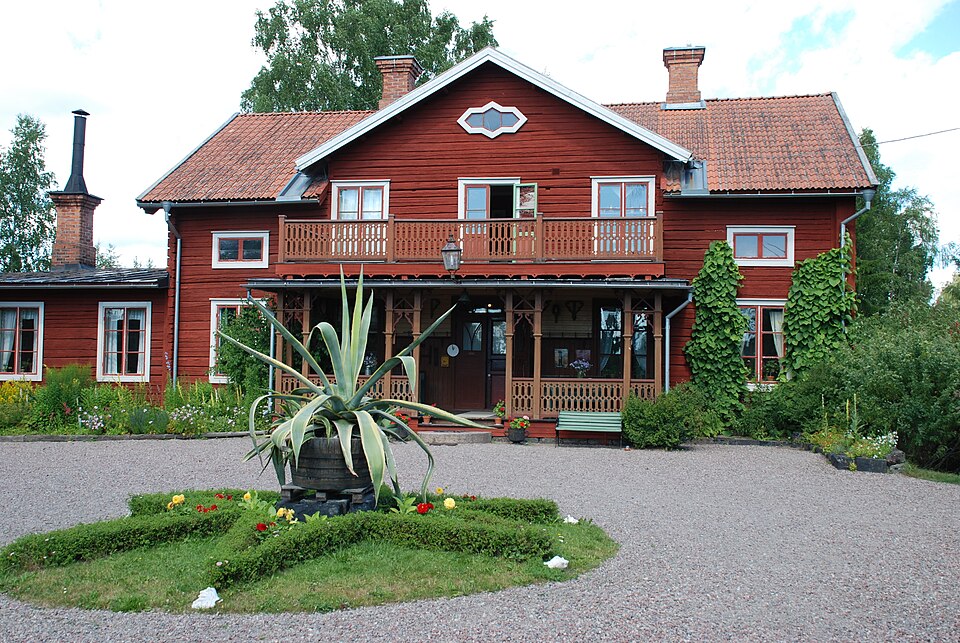 Bergsmansgården Stora Hyttnäs i Sundborn, Falu kommun.