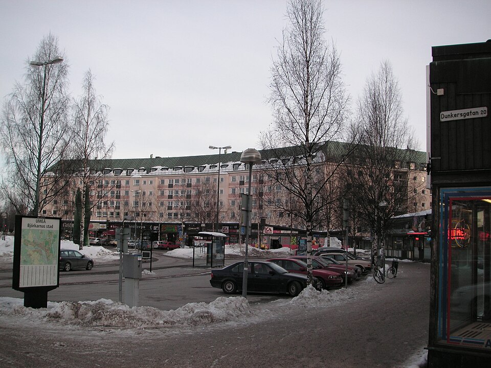 Järnvägstorget, Umeå, Sweden.