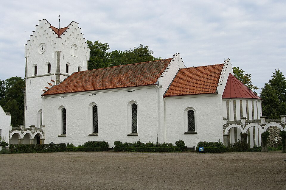 The church at the monastry of Bosjo in Scania, Sweden.
