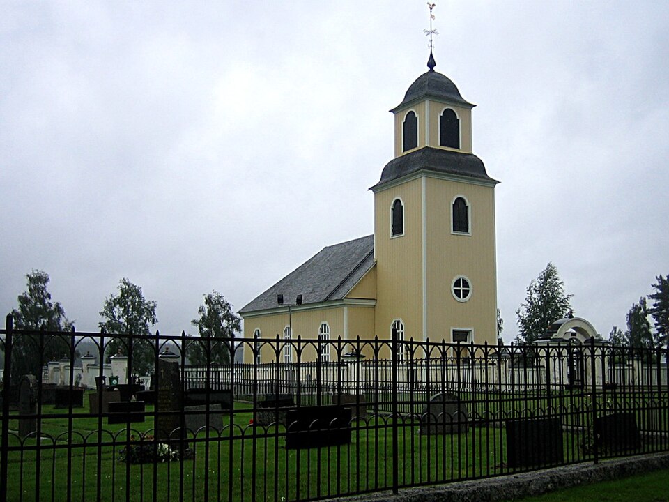 Bodsjö church in Bodsjö, Jämtland, Sweden
