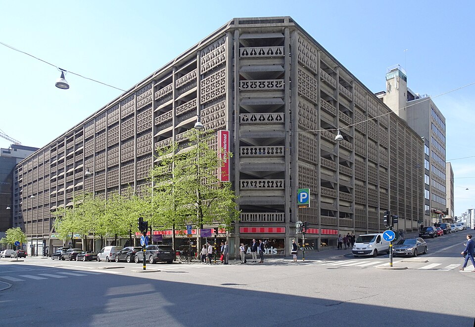 Parkeringshus Parkaden i Stockholm