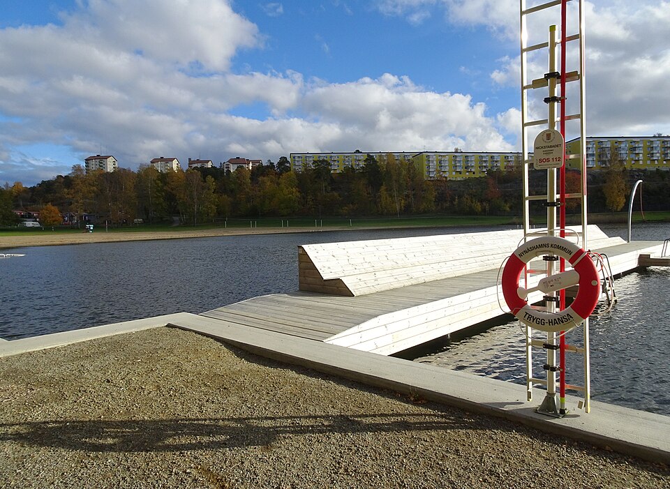 Nickstabadet i Nynäsviken, Nynäshamn