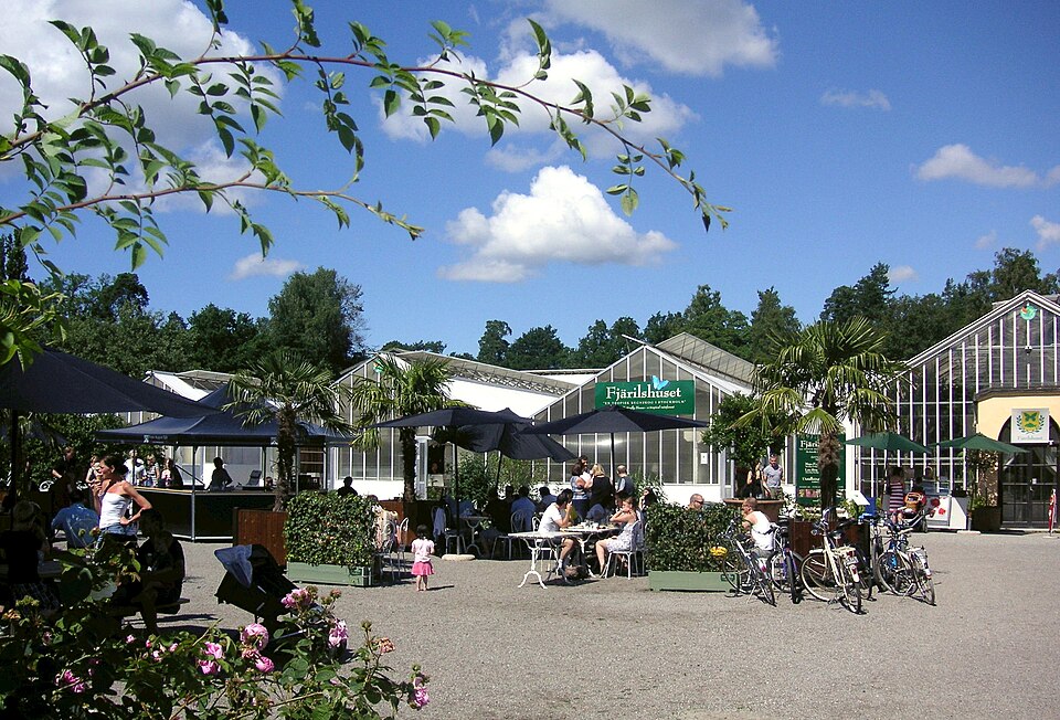 Das Schmetterlingshaus im Hagapark.