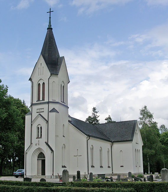 Viker church in Västmanland, Sweden 2004-07-24.
