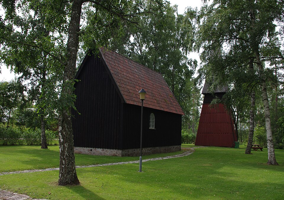 Mobacken chapel in Västergötland, Sweden.