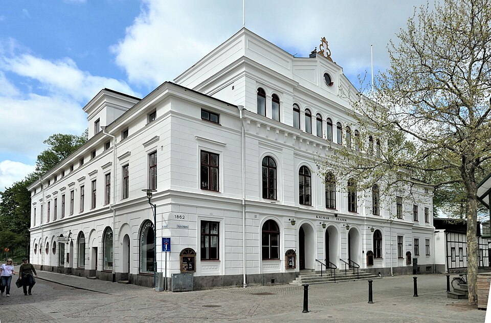 Kalmar Theatre, Larmtorget, Kalmar, Sweden, in May 2022.