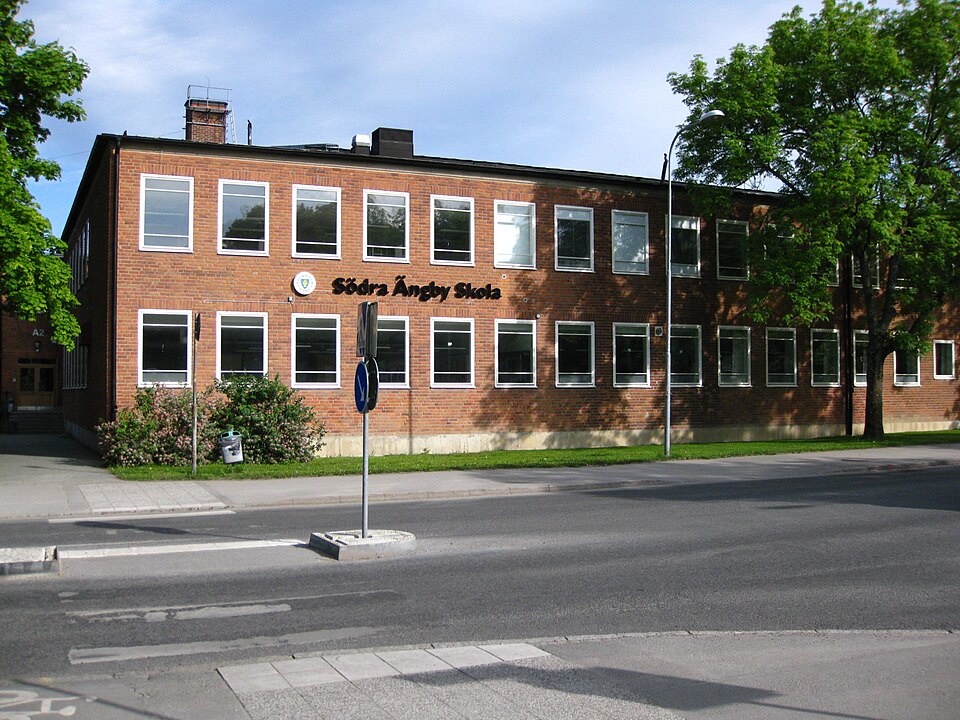 Södra Ängby school, Bromma, western Stockholm, Sweden.