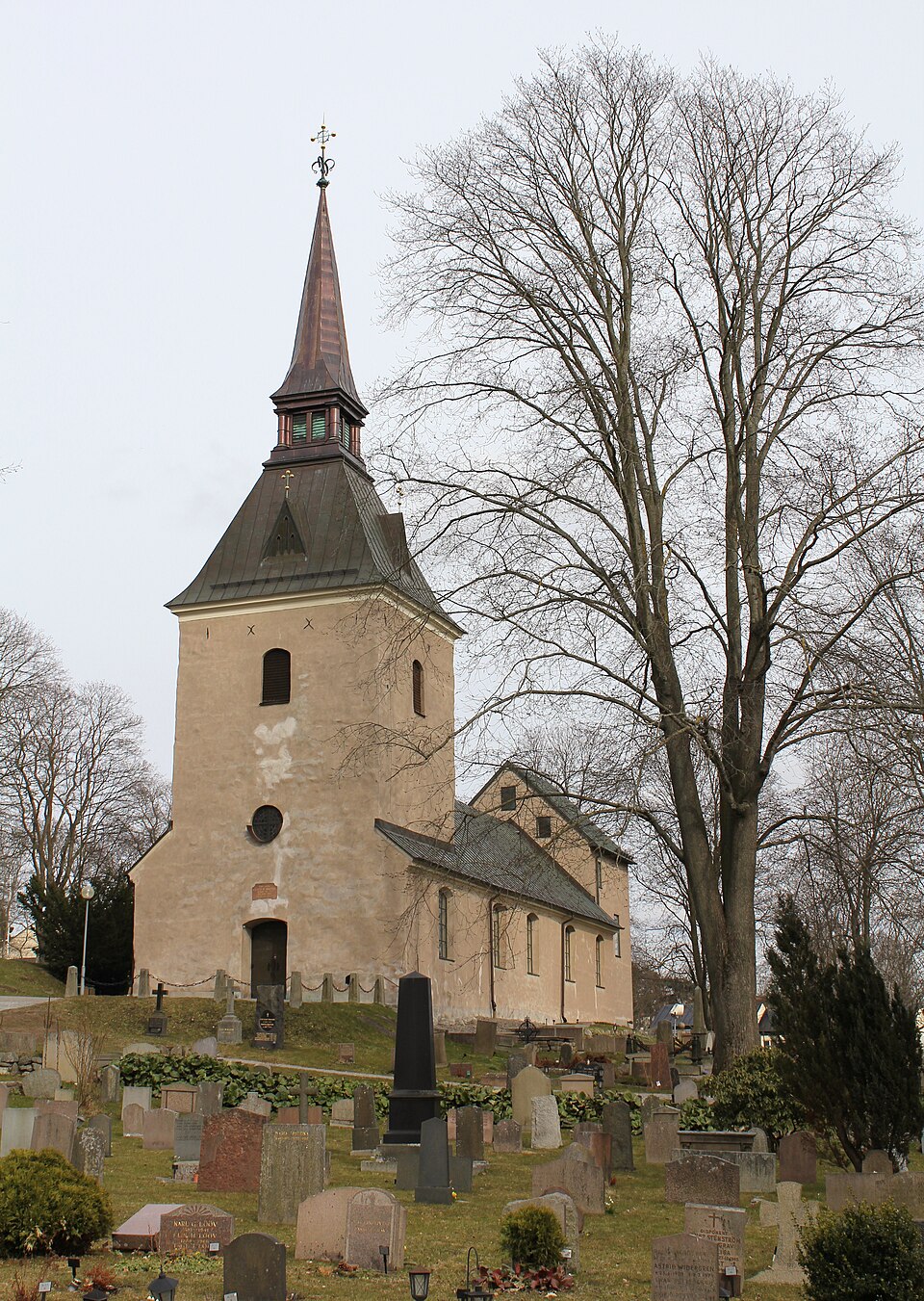 Brännkyrka kyrka i stadsdelen Örby slott, Stockholm.