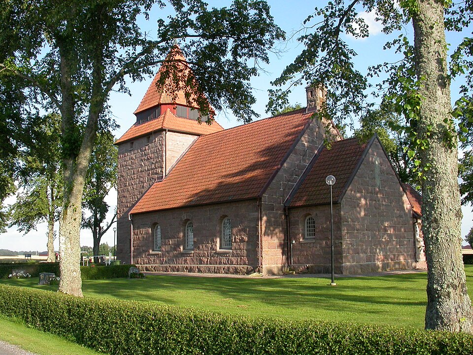 Church of Härjevad, built 1915