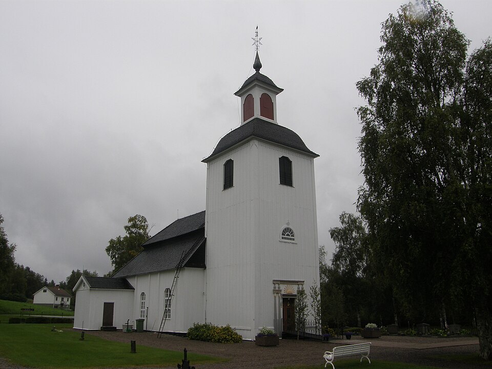 Linsells kyrka byggd 1778 av Pehr Tholsson.