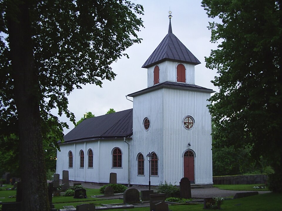 sv:Väne Ryrs kyrka, byggd 1732. Fotograf:Tubaist